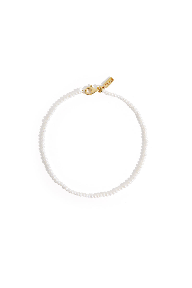 Freshwater Pearl Bracelet in Gold