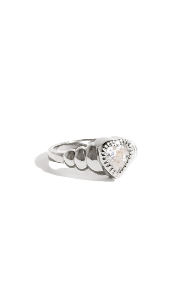 Self-Love Signet Ring in Silver