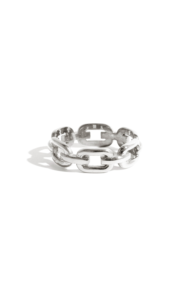 Link Chain Ring in Silver