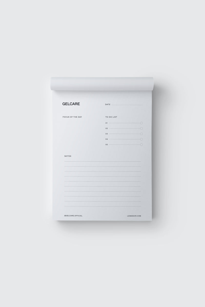 Free GELCARE Notepad