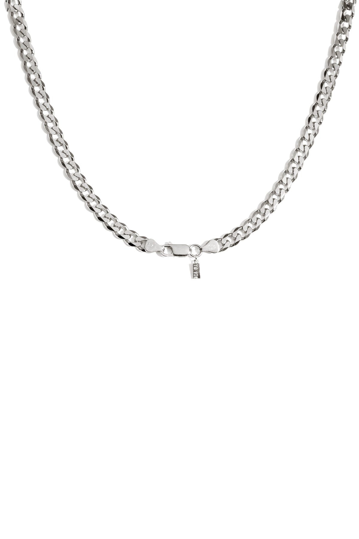 Bold Curb Chain in Silver Le Manoir