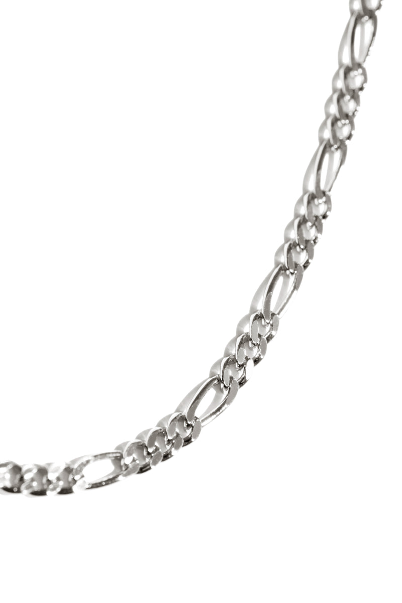 Regular Figaro Chain in Silver