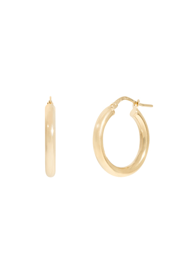 Bold Hoops in Gold