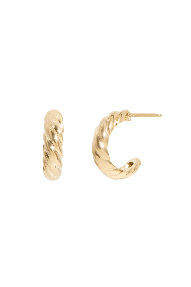 Parisian Hoops in Gold