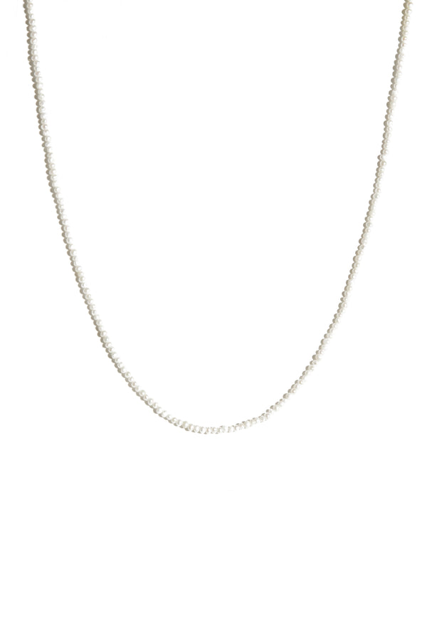 Infinity Freshwater Pearl Necklace in Gold