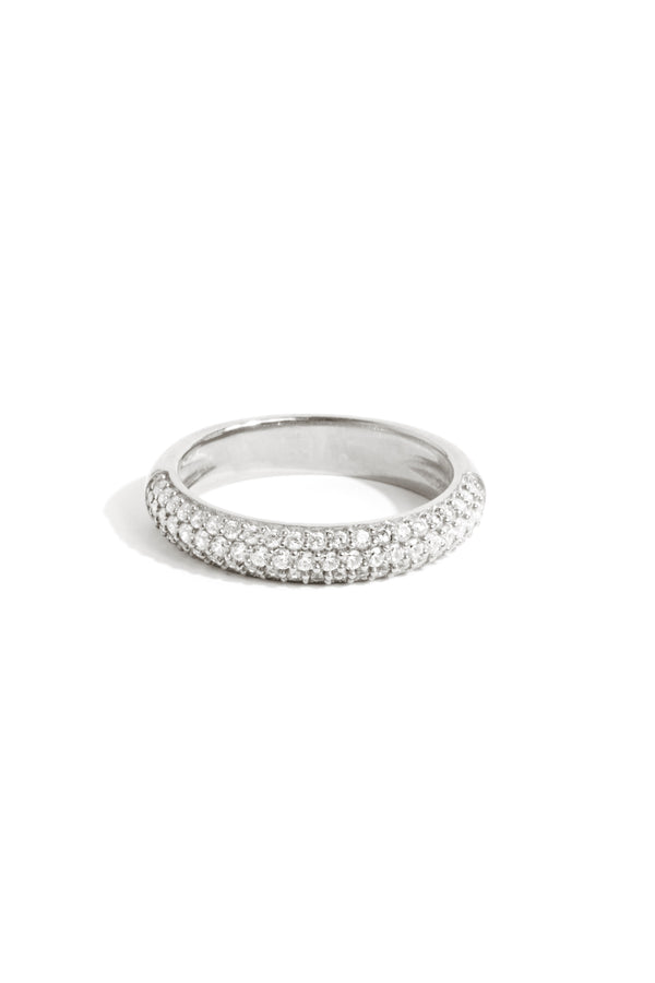 Pavé Ring in Silver