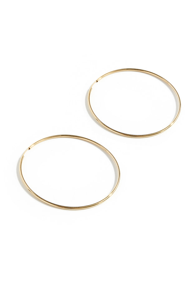 Maxi Hoops in Gold